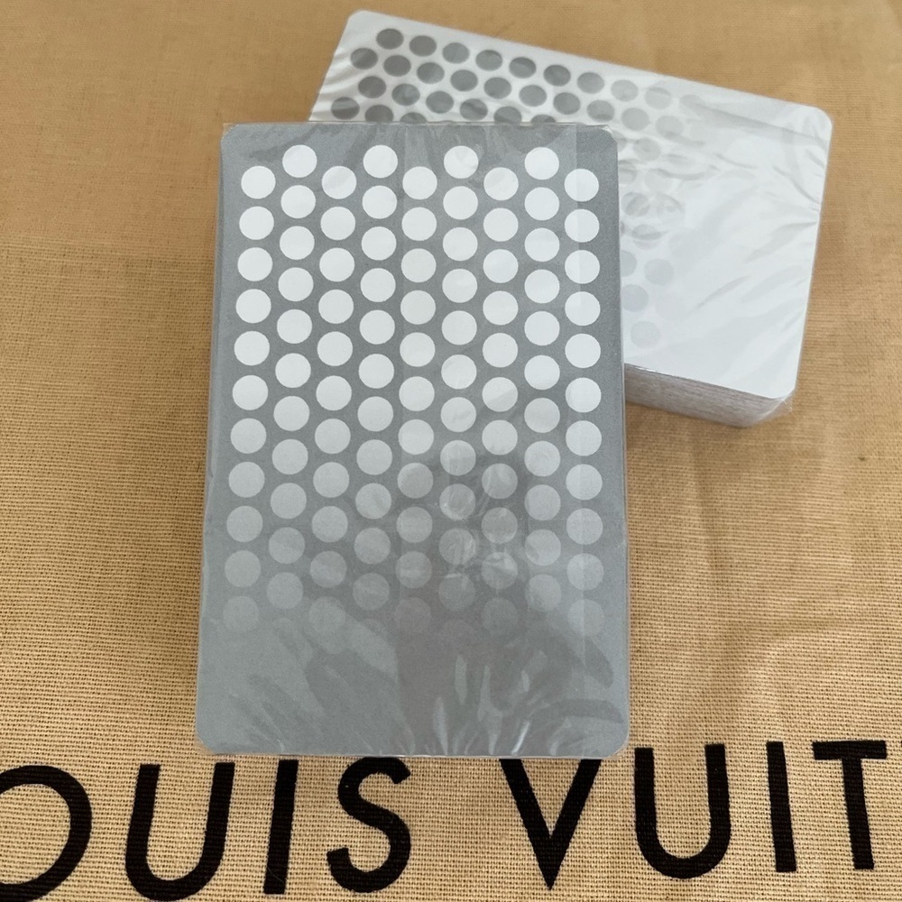 Louis Vuitton Museum Logo Playing Cards 2 Decks Rare Ltd Ed BNWOT - Picture 7 of 11